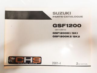 ΒΙΒΛΙΟ ΑΝΤΑΛΛΑΚΤΙΚΩΝ GSF1200 (GSF1200K1-SK1-K2-SK2)