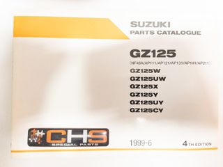 ΒΙΒΛΙΟ ΑΝΤΑΛΛΑΚΤΙΚΩΝ GZ125 (GZ125W-UW-X-Y-UY-CY)