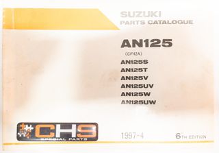 ΒΙΒΛΙΟ ΑΝΤΑΛΛΑΚΤΙΚΩΝ AN125 (AN125S-T-V-UV-W-UW)