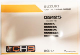 ΒΙΒΛΙΟ ΑΝΤΑΛΛΑΚΤΙΚΩΝ GS125 (GS125X-SX-UX-ESX-SUX)
