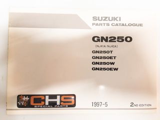 ΒΙΒΛΙΟ ΑΝΤΑΛΛΑΚΤΙΚΩΝ GN250 (GN250T-GN250ET-GN250W-GN250EW)