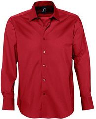 SOLʼS BRIGHTON 17000 ΑΝΔΡΙΚΌ ΠΟΥΚΆΜΙΣΟ STRETCH ΜΕ ΜΑΚΡΙΆ ΜΑΝΊΚΙΑ CARDINAL RED-159