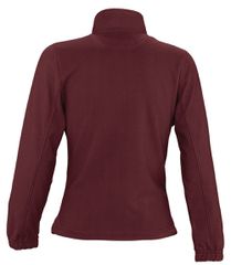 SOLʼS NORTH WOMEN 54500 Γυναικεία φλις ζακέτα με φερμουάρ BURGUNDY-146