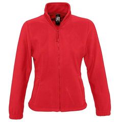 SOLʼS NORTH WOMEN 54500 Γυναικεία φλις ζακέτα με φερμουάρ RED-145