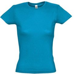 Sol's Miss 11386 Γυναικείο t-shirt Jersey 150 100% βαμβάκι 24 χρώματα AQUA-321