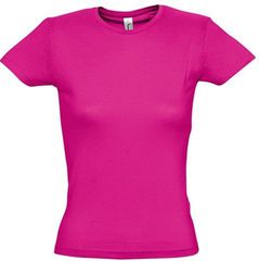 Sol's Miss 11386 Γυναικείο t-shirt Jersey 150 100% βαμβάκι 24 χρώματα FUCHSIA-140