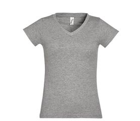 Sol's Moon 11388 Γυναικείο t-shirt Jersey 150 γρ. - 100% βαμβάκι Ringspun σεμί-πενιέ GREY MELANGE