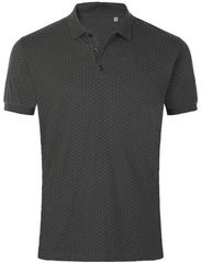 Sol's Brandy Men - 01706 Ανδρικό πόλο πικέ 180γρ - 100% βαμβάκι Ringspun DARK GREY/WHITE – 503