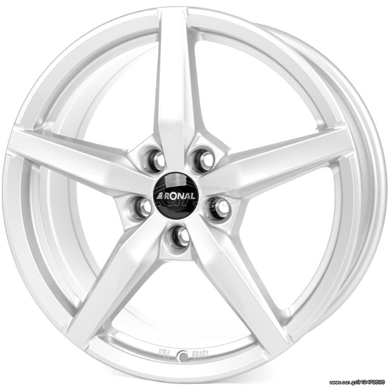 RONAL R69 8x18" Platinum Silver