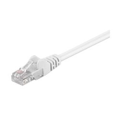 GOOBAY καλώδιο δικτύου 68500, CAT 5e U/UTP, 100 MHz, CCA, 0.5m, λευκό