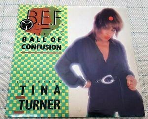 B.E.F.* Featuring Tina Turner – Ball Of Confusion 7' UK 1982'