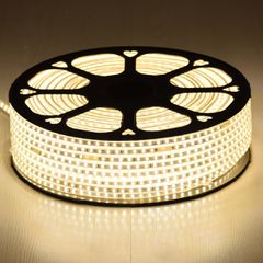 GLOBOSTAR® EPISLIM 70502 Ταινία LED 12W/m 1320lm/m 120° DC 220-240V Αδιάβροχη IP65 96 x SMD2835 Chip/m Θερμό Λευκό 2700K Dimmable - Μ100 x Π1 x Υ0.5cm - 3 Χρόνια Εγγύηση