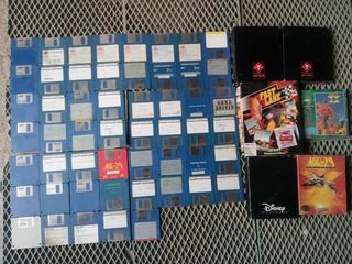 28 GAMES (FLOPPY 3,5") ΑΠΟ ΤΟ ΘΡΥΛΙΚΟ SINCLAIR PC200 ME MS DOS OPERATIONAL SYSTEM