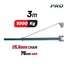 BPP1010 Βραχίονας Παλάγκου 1000kg - ΗΛΕΚΤΡΙΚΑ - BORMANN PRO (#036234)