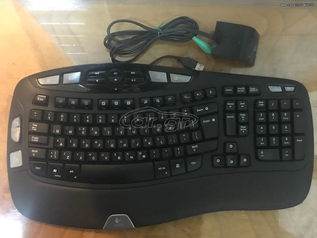 Logitech Wave Gr Layout Cordless Keyboard