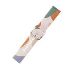 Strap Moro for Samsung Galaxy Watch 45 / 46 / 47 mm silicone bracelet watch band - pattern 11