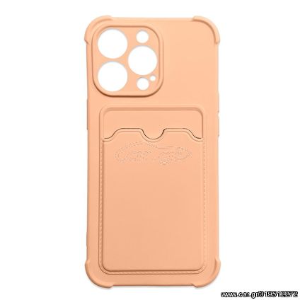 Card Armor Case cover for iPhone 11 Pro card wallet Air Bag armored housing pink