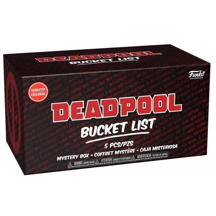 Kit Mistery Box Marvel Deadpool 2021 5pcs
