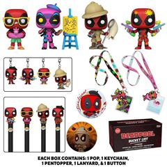 Kit Mistery Box Marvel Deadpool 2021 5pcs-thumb-1