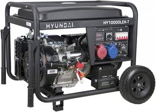  Γεννήτρια βενζίνης 10 kVA HYUNDAI HY10000 LEK-T 40C14 Full Power Μονοφασική & Τριφασική τετράχρονη με Μίζα 