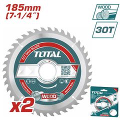 Δίσκοι ξύλου TOTAL Φ-185mm ( TAC231410 ) 30Τ σετ 2 τεμαχίων