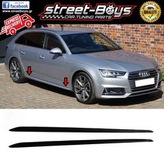 ΜΑΡΣΠΙΕ EXTENSION [S-LINE TYPE] SET ΠΡΟΣΘΕΤΑ ΠΛΑΙΝΑ SPOILER AUDI A4 B9 | Street Boys - Car Tuning Shop | 