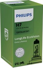 PHILIPS H7 12V 55W Longlife Ecovision 12972LLECOC1 1τμχ