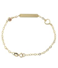 Παιδική Ταυτότητα Χειρός από Χρυσό Κ9 Με Σχέδιο Καρδιά & Ματάκι – Ιδανικό Δώρο για Βάπτιση 11132EH