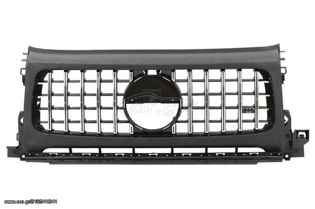 Front Grille with Headlights Covers suitable for Mercedes G-Class W464 W463A & G63 AMG (2018-Up) GT-R Panamericana Design