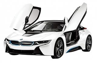 Radiocontrol on-road '21 Rastar BMW i8 114 RTR (AA batteries) – white