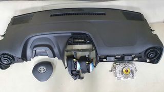 Toyota aygo (2014-2021) , Σετ αερόσακων Airbag κομπλέ με ταμπλό (ολόκληρο 'η μεμονωμένα!!!) 
