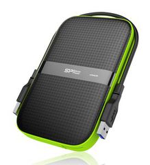 SILICON POWER εξωτερικός HDD Armor A60 1TB, USB 3.1, μαύρο