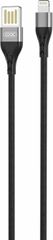 XO NB-188 USB to Lightning Cable Μαύρο 1m