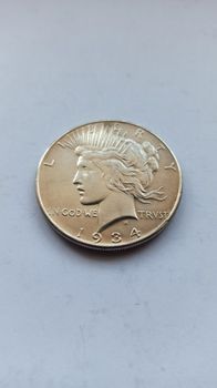 One piece silver dollar 1922-1935