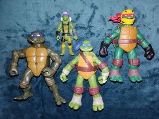 Φιγούρες TMNT (Raphael - Leonardo - Donatello) και Ben 10