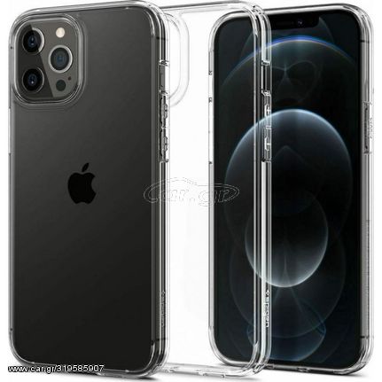 Spigen Ultra Hybrid Back Cover Σιλικόνης Διάφανο για iPhone 12/12 Pro