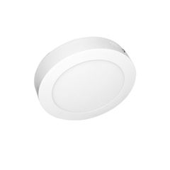 LED Panel Slim Επίτοιχο Στρογγυλό 14W θερμό φως 3000K 950lm Λευκό
