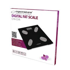 Esperanza EBS022K personal scale Electronic personal scale Square Black-thumb-1