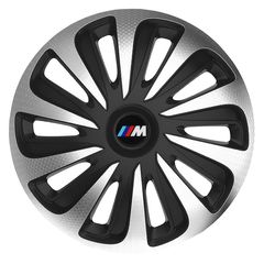 Τάσια Caliber Carbon Silver/Black 14" με σήμα BMW M 4τμχ