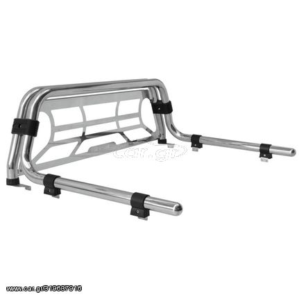 ROLL-BAR INOX ΜΕ ΚΟΥΠΑΣΤΗΕ ΕΩΣ ΠΙΣΩ & ΣΩΛΗΝΩΤΗ ΑΨΙΔΑ INOX ΤΥΠΟΥ ΑΡΑΧΝΗΣ