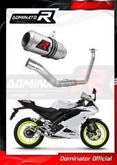 Dominator Ολόσωμη Εξάτμιση GP  S.Steel Yamaha YZF 125/R 2019 - 2020 Με Σιγαστήρα