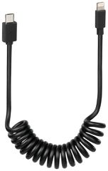 ΚΑΛΩΔΙΟ ΦΟΡΤΙΣΗΣ ΚΙΝΗΤΟΥ E-BIKE SPRING MICRO USB- APPLE 8 PIN ΣΠΙΡΑΛ 25-100cm
