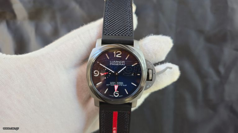 Panerai Luna Rossa GMT - Ανδρικο ρολοι χειρος κορυφαιας ποιοτητας 3A replica.-thumb-1