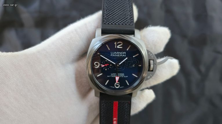 Panerai Luna Rossa GMT - Ανδρικο ρολοι χειρος κορυφαιας ποιοτητας 3A replica.-thumb-3