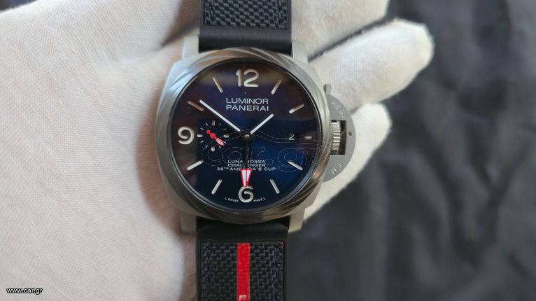Panerai Luna Rossa GMT - Ανδρικο ρολοι χειρος κορυφαιας ποιοτητας 3A replica.-thumb-11