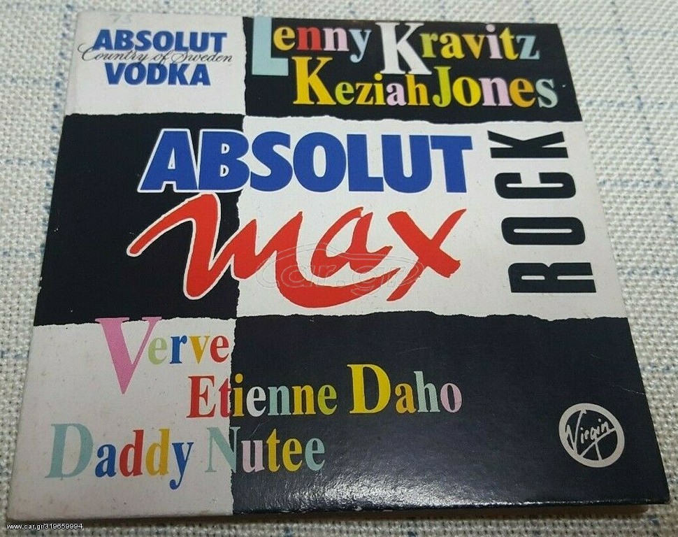 Various – Absolut Max  CD Greece 1993' Promo