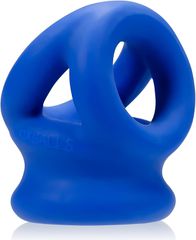 Oxballs Tri-Squeeze Cocksling Ballstretcher Blue OS