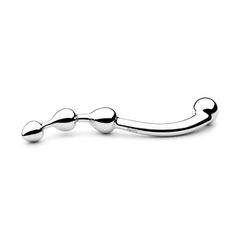 Njoy Fun Wand - G-Spot/Prostate Dildo - Silver-thumb-1