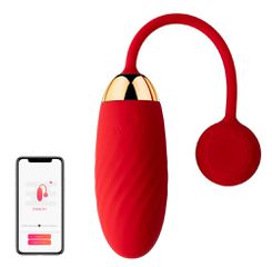 Svakom - Ella Vibrating Egg Red-thumb-1