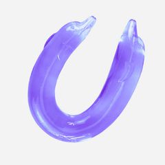 Διπλό Ομοίωμα Πέους Dolphin Double Dildo - Μπλε